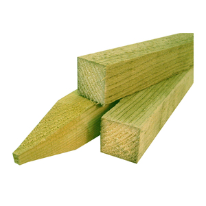 Woodford Pointed Fence Post 1.5m x 75mm x 75mm