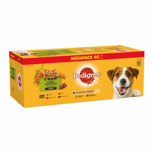 Pedigree Dog Food Pouches Mixed Gravy 40 Pack