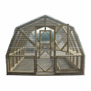 Heptagon Half Door for Greenhouse