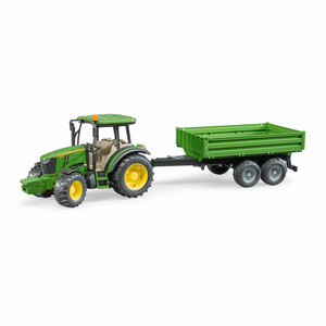 John Deere 5115M With Tipping Trailer Toy Model