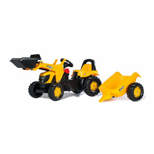 Rolly Ride-On JCB Tractor with Loader & Trailer