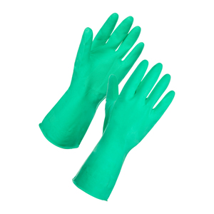 Green Nitrile Gloves XL Size 10