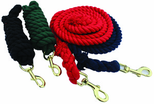 Cotton Lead Rope Red 1.8m