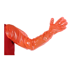 Disposable Arm Length Gloves VETBasic - 100 Pieces