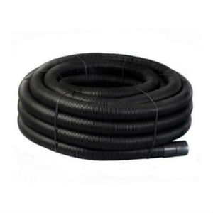 Perforated Black Coil Land Drainage Pipe 150m x 60mm