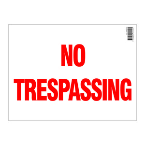 Farm Sign - No Trespassing
