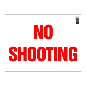 Farm Sign - No Shooting
