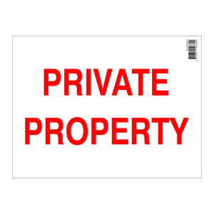 Farm Sign - Private Property