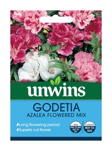 Unwins Godetia Azalea Flowered Mix Seeds