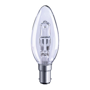 Solus 40W SBC Clear Candle Halogen Energy Saver Bulb