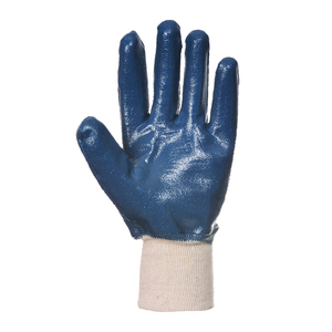 Nitrile Knitwrist Glove Navy XL