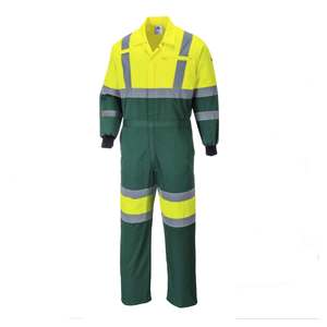 Hi Visibility Coverall Safety Suit L