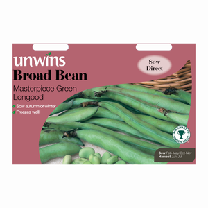 Unwins Broad Bean Masterpiece Green Longpod