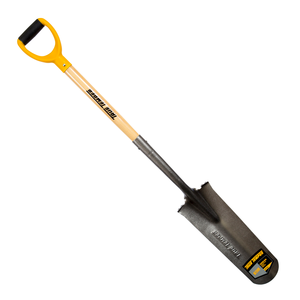 True Temper Planting Spade with D Grip Wood Handle