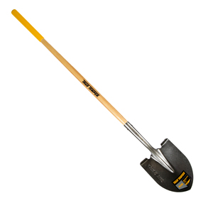 True Temper Round Pointed Shovel with Long Handle