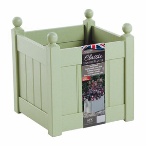 Classic Painted 15in Heritage Sage Planter