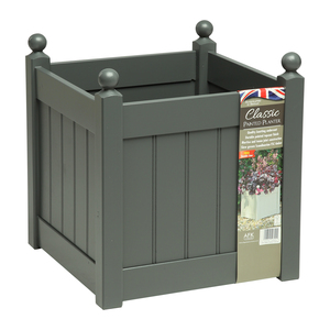 Classic Painted 15in Charcoal Planter