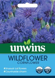 Unwins Wildflower Cornflower Seeds