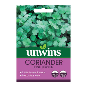 Unwins Coriander Fine Leaved Herb Seeds