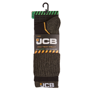 JCB Mens Pro Tech Wellie Sock UK6-8.5