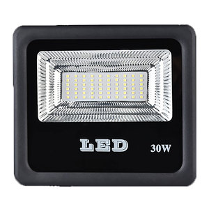 30W Black Slim LED Exterior Floodlight