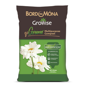 Bord na Mona Growise Go Greener Multipurpose Compost 50L