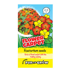 Nasturtium Seeds Flower Carpet Dayglow Mix