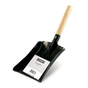 De Vielle 18cm/7.5in Black Fire Coal Shovel with Wooden Handle