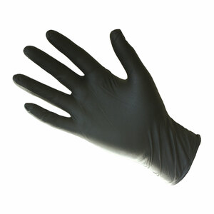 Black Nitrile Milking Gloves (100 Pack) S