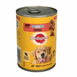 Pedigree Dog Food Loaf Original Can 400g