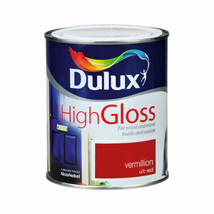 Dulux High Gloss Vermillion